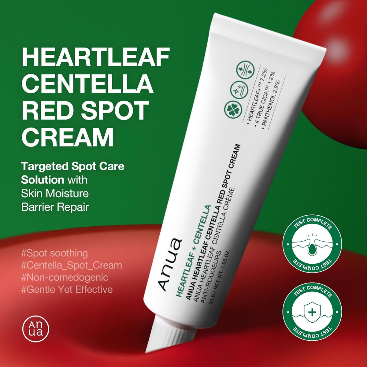 ANUA Heartleaf Centella Red Spot Cream