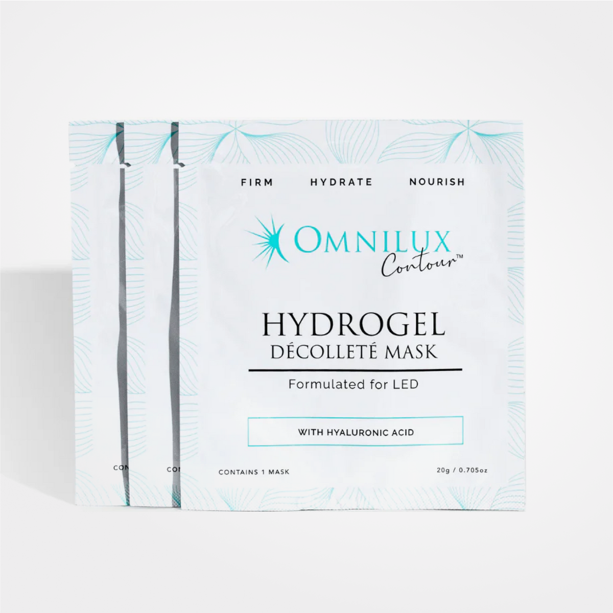 Omnilux Hydrogel Décolleté Mask (3 pack)