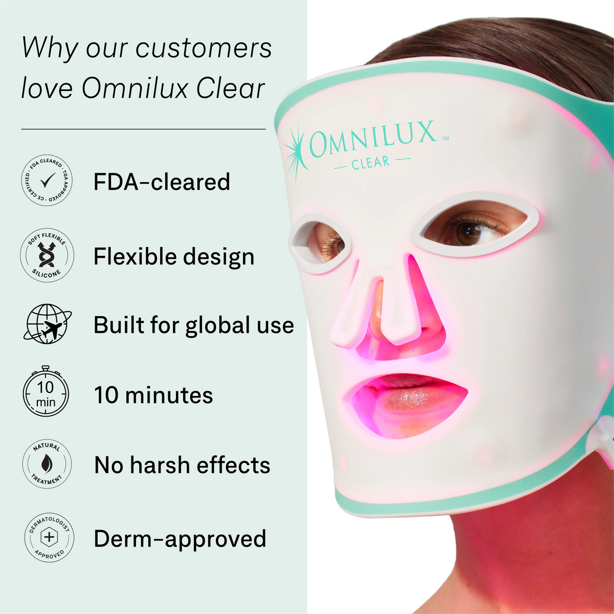 Omnilux Face Contour + Clear + Neck & Décolleté