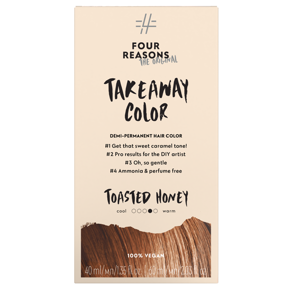 Fragrance Free Hair Color Toasted Honey - 7.74 Light copper brown