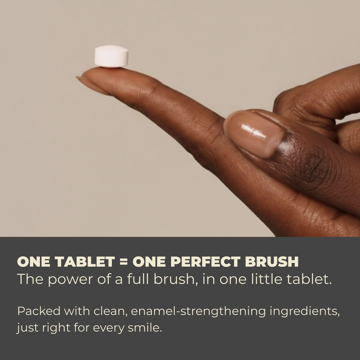 Fluoride-Free Cinnamon Toothpaste Tablets – 1-Month Supply | 5% nHAp